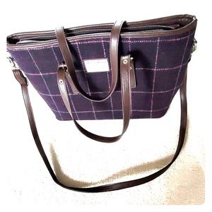 Scottish handbag,  large Harris Tweed  handbag
